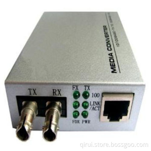 ST fiber media converter, 155M -T1310/R1550- 40km, dual fiber single mode media converter